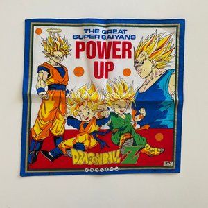 vintage 90s dragon ball Z DBZ handkerchief new old stock